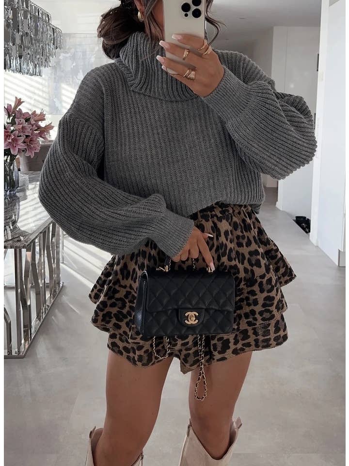 ESTEE BROWN - Wholesale Knit Sweater - Women's - Turtleneck sweater - 1131