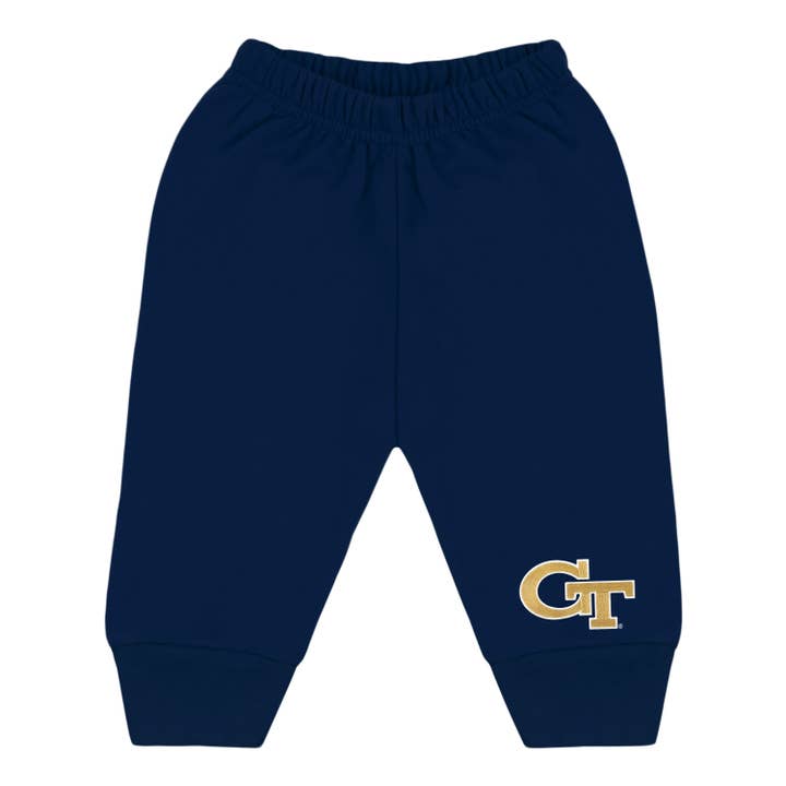 Georgia Tech Yellow Jackets Kids Sweat Pants: Embroidery for wholesale by Creative Knitwear
