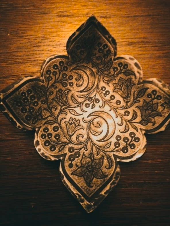 Bittersweet Nightshade candle holder for wholesale by Troll Cunning Forge