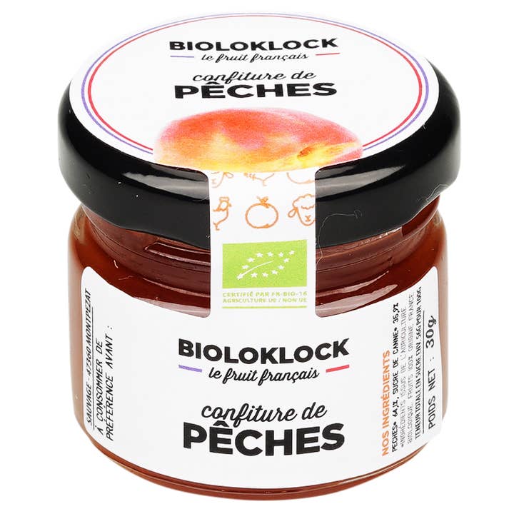 Marmellata di pesche 30g per la vendita all'ingrosso da parte di Bioloklock