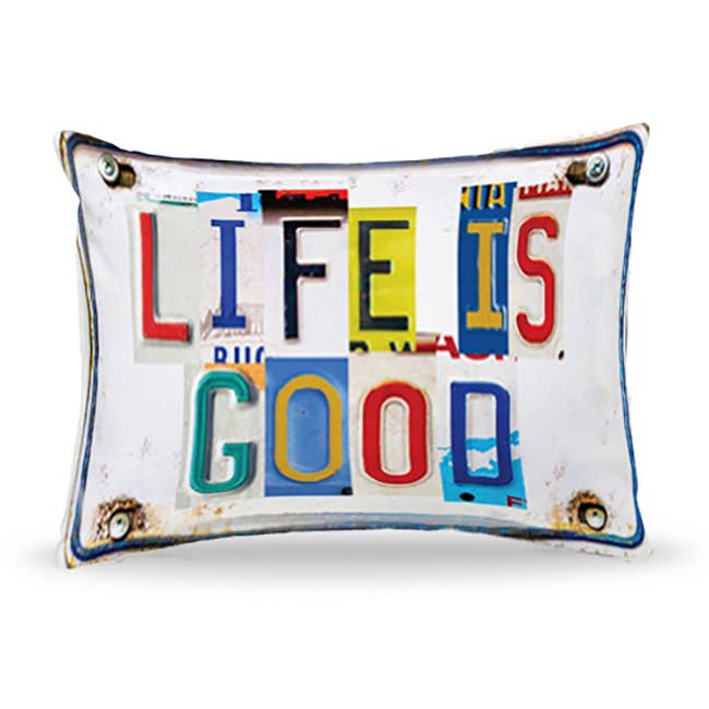 Almohada - La vida de la matrícula es buena para venta al por mayor de Mariasch Studios