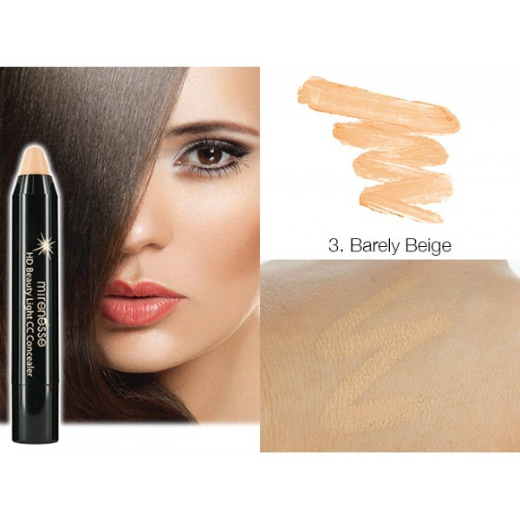 Mirenesse – wholesale Ansiktsconcealer – Hd skönhet ljus Cc hög täckning Concealer 1. Fair Maiden7