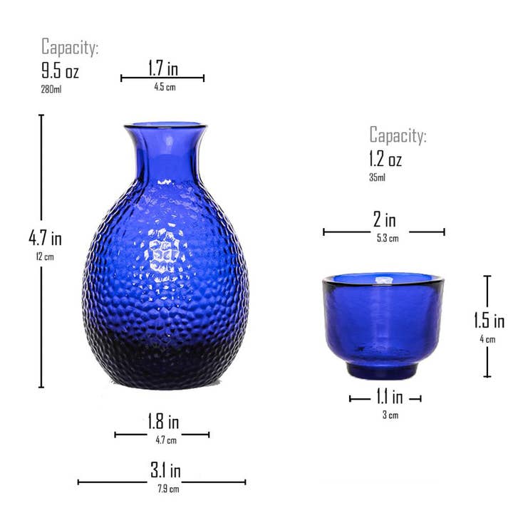 Everest Global - Wholesale Drinking Glass/Cup - Japanese Glass Sake Set Drinkware 5 in 1 set8