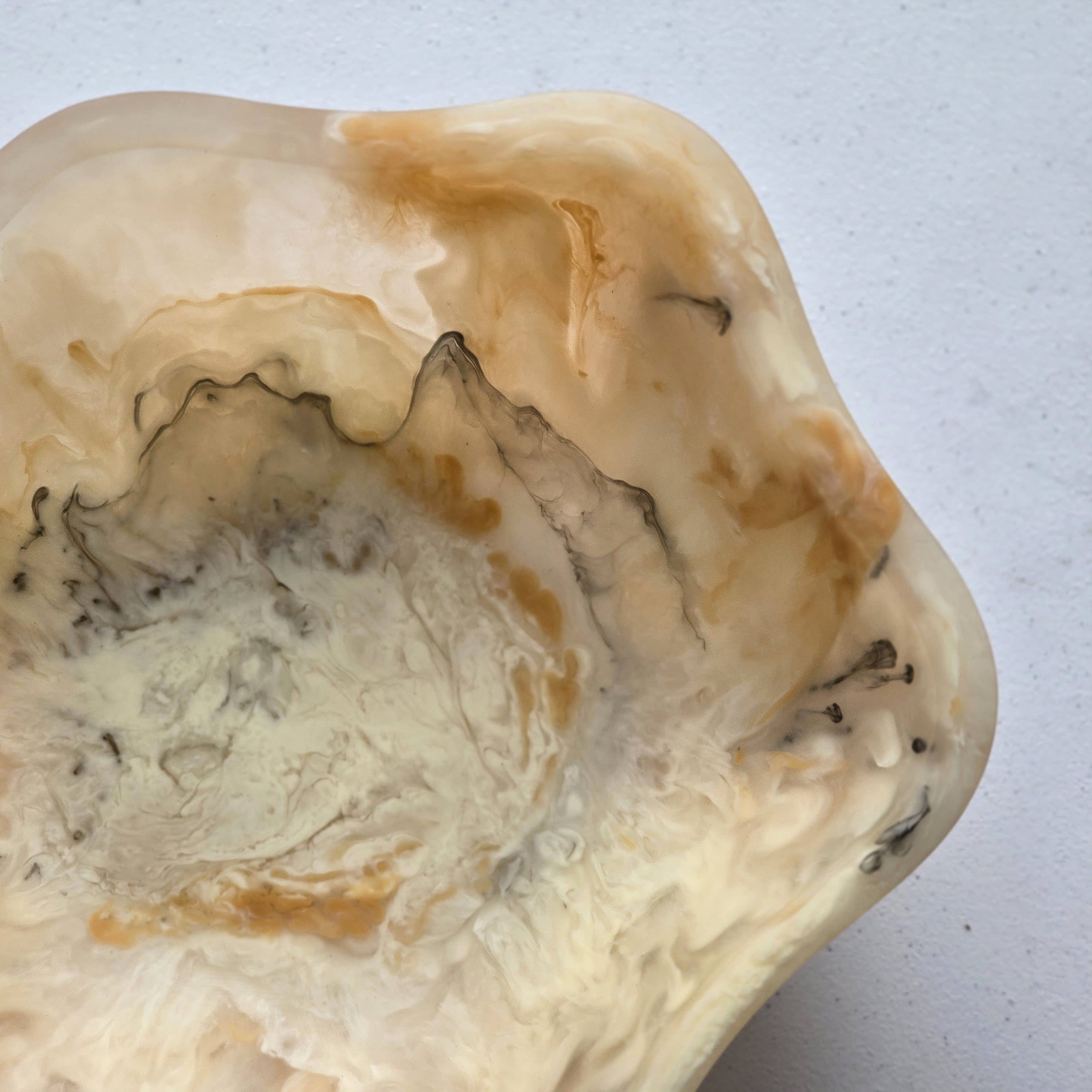 Gibb & Daan - Vendita all'ingrosso Insalatiera - Ciotola Raccogli-Resina – Forma Organica, Grande Dimensione - Fatto a Mano1