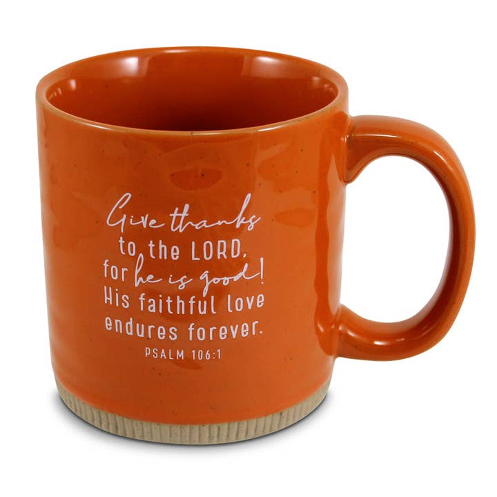 Cottage Garden - Wholesale Coffee Mug - LCP Mug Powerful Words Grateful Rust 16 Oz.