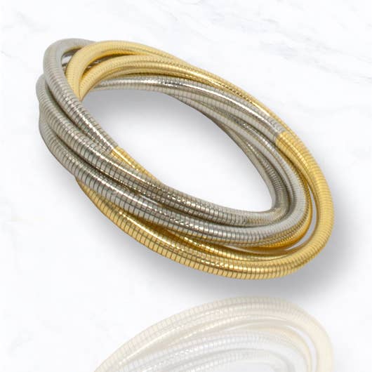 Suzie Q USA - Wholesale Bangle Bracelet -  Coil Stretch Bracelet 2