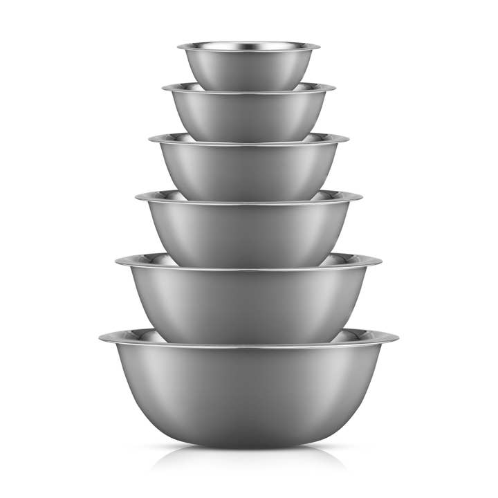 JoyJolt - Wholesale Mixing bowl - Stainless Steel Kitchen Mixing Bowls Set - 6 Pieces8