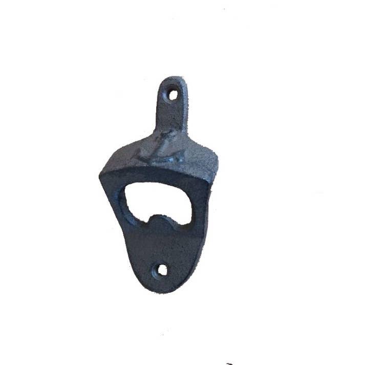 Cast Iron Wall Mounted Anchor Bottle Opener 3" for wholesale by Hampton Ironworks