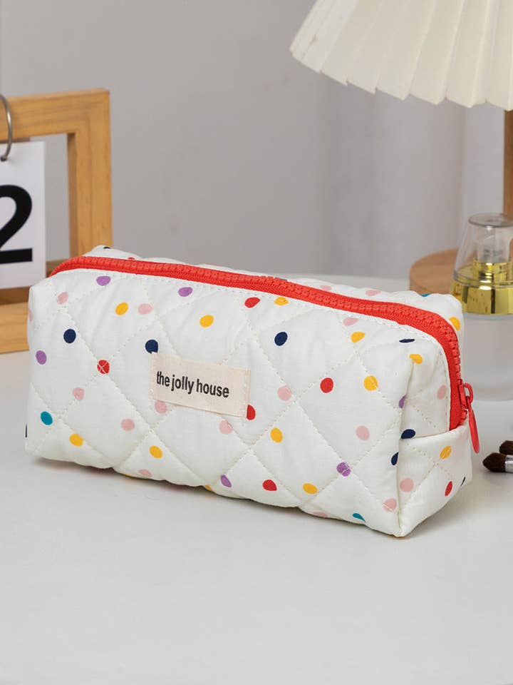 Estuche de Lápices con Puntos Coloridos de Dibujos Animados Lindos DP25E946 para venta al por mayor de Dipped Shop