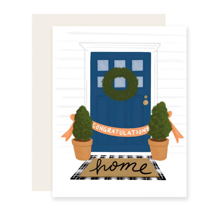 Front Door | Housewarming Card for wholesale by Slightly Stationery