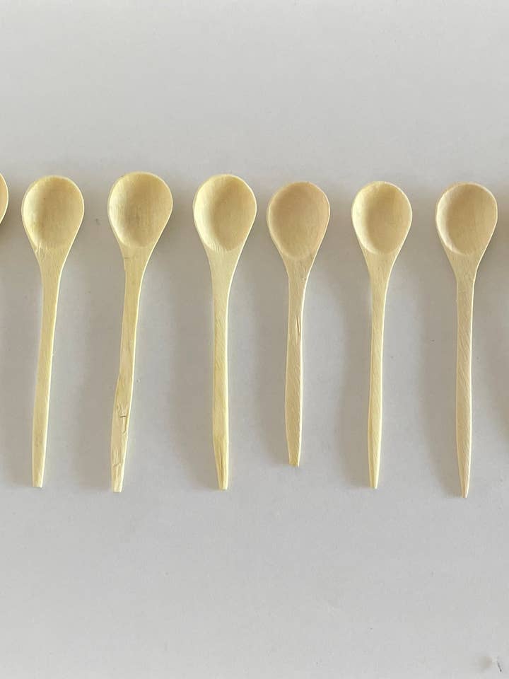 Handmade Moroccan Lemon Wood Espresso & Spices Spoons for wholesale by Marrakech Bazaar