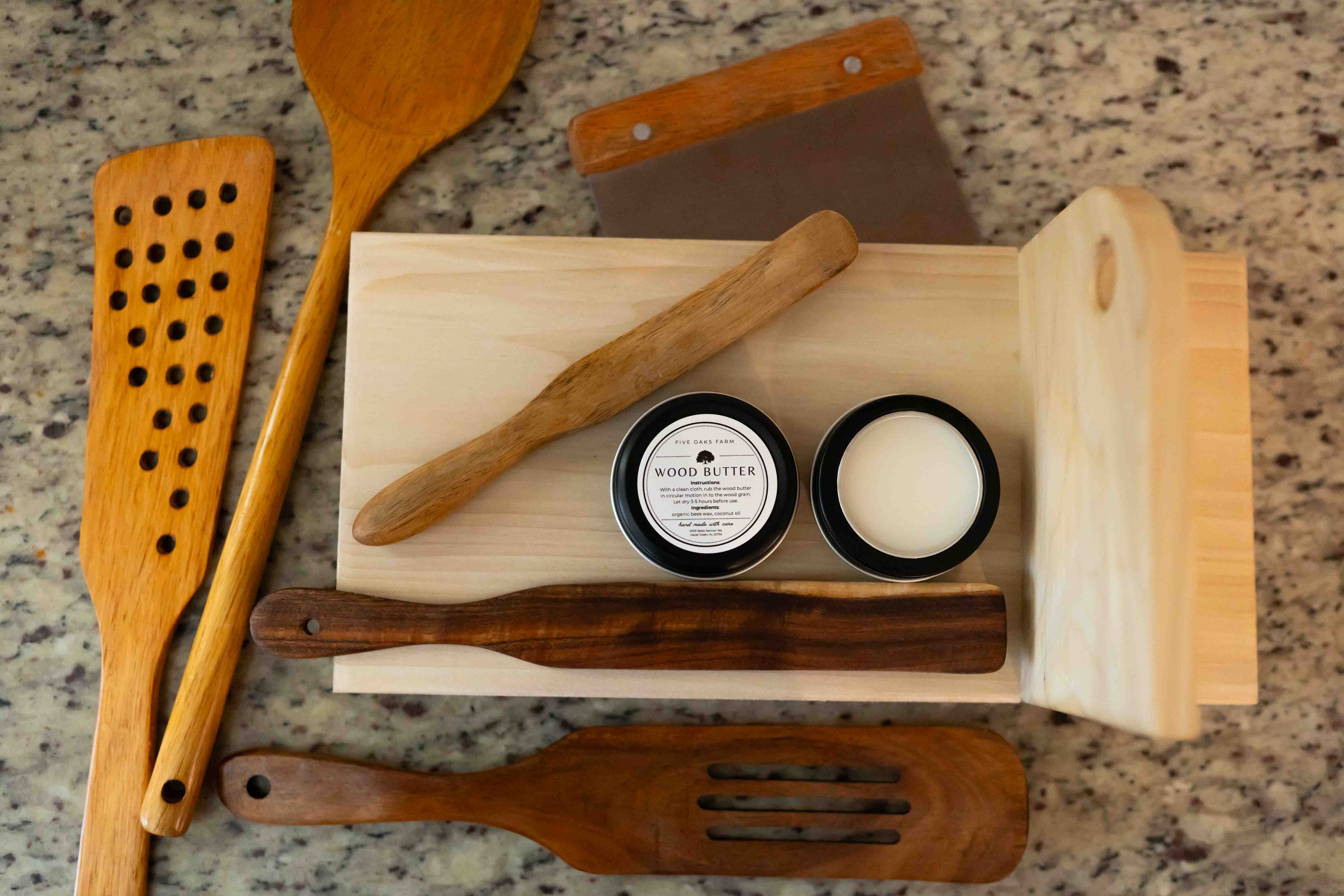 Five Oaks Farm – Wrap/saco para armazenar alimentos por atacado – Manteiga de Madeira2