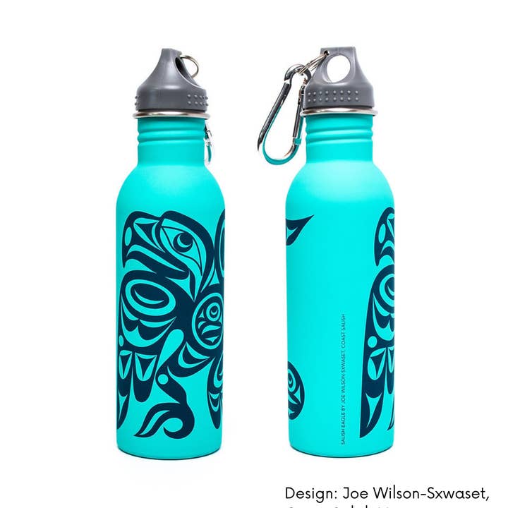 Made By Humans Designs – wholesale Water bottle – Water Bottle w/ Contemporary Indigenous Design (25 oz)7
