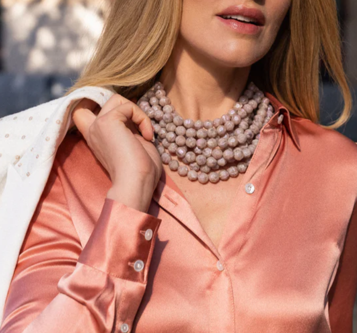 anbfashion - Wholesale Beaded/Pearl Necklace - *BEST* NEW BELLA CHUNKY BEADED LAYERED MAGNETIC NECKLACE 32