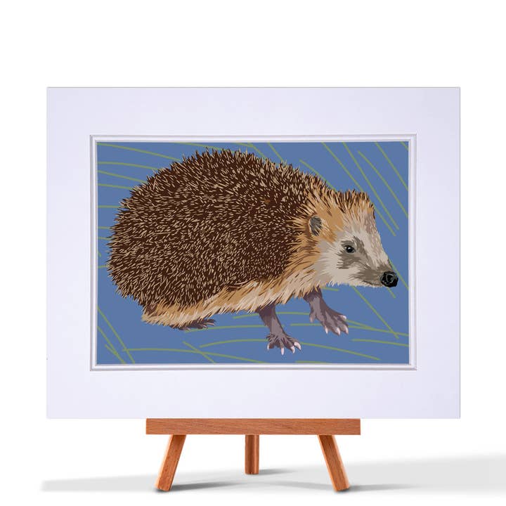 Hedgehog Print for wholesale by Leslie Gerry