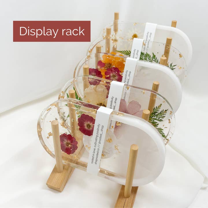 Display rack för prydnadsbrickor för wholesale av Rooted