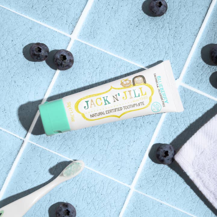 Jack N' Jill Kids - Wholesale Toothpaste - Jack N' Jill Natural Certified Toothpaste Blueberry 50g2