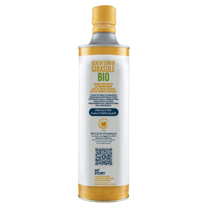 BENVOLIO 1938 SRL – Großhandel Olivenöl – BIO-Sonnenblumenöl 750ml - Benvolio 1938