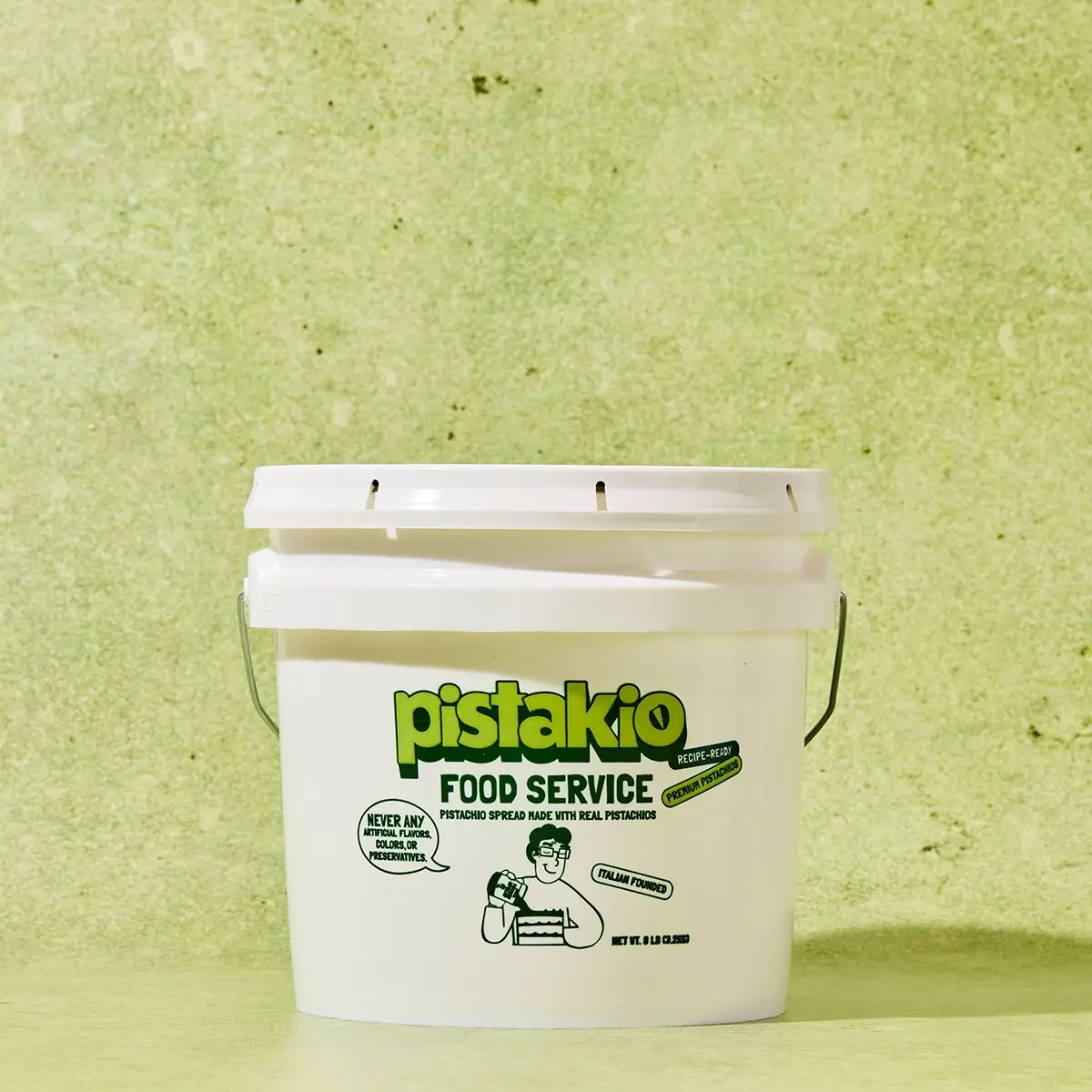 Pistakio - Wholesale Nut Butter - Creamy Pistachio Spread - 8lb Tub1
