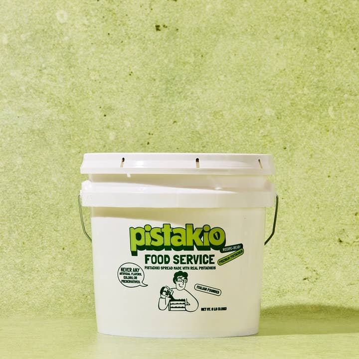 Pistakio - Wholesale Nut Butter - Creamy Pistachio Spread - 8lb Tub1