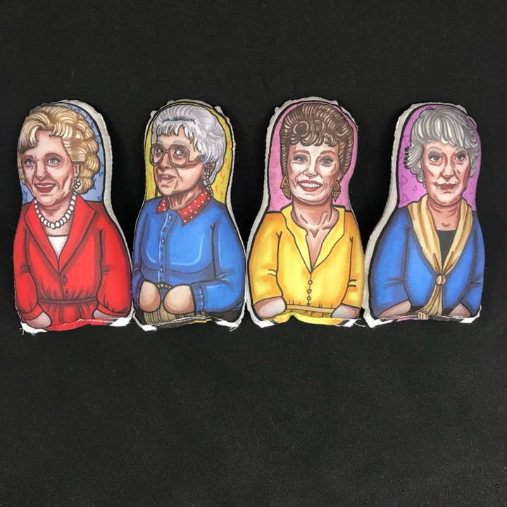 The Cuddle Cult - Wholesale Ornament Set - Golden Girls Inspired Plush Doll or Ornament Set