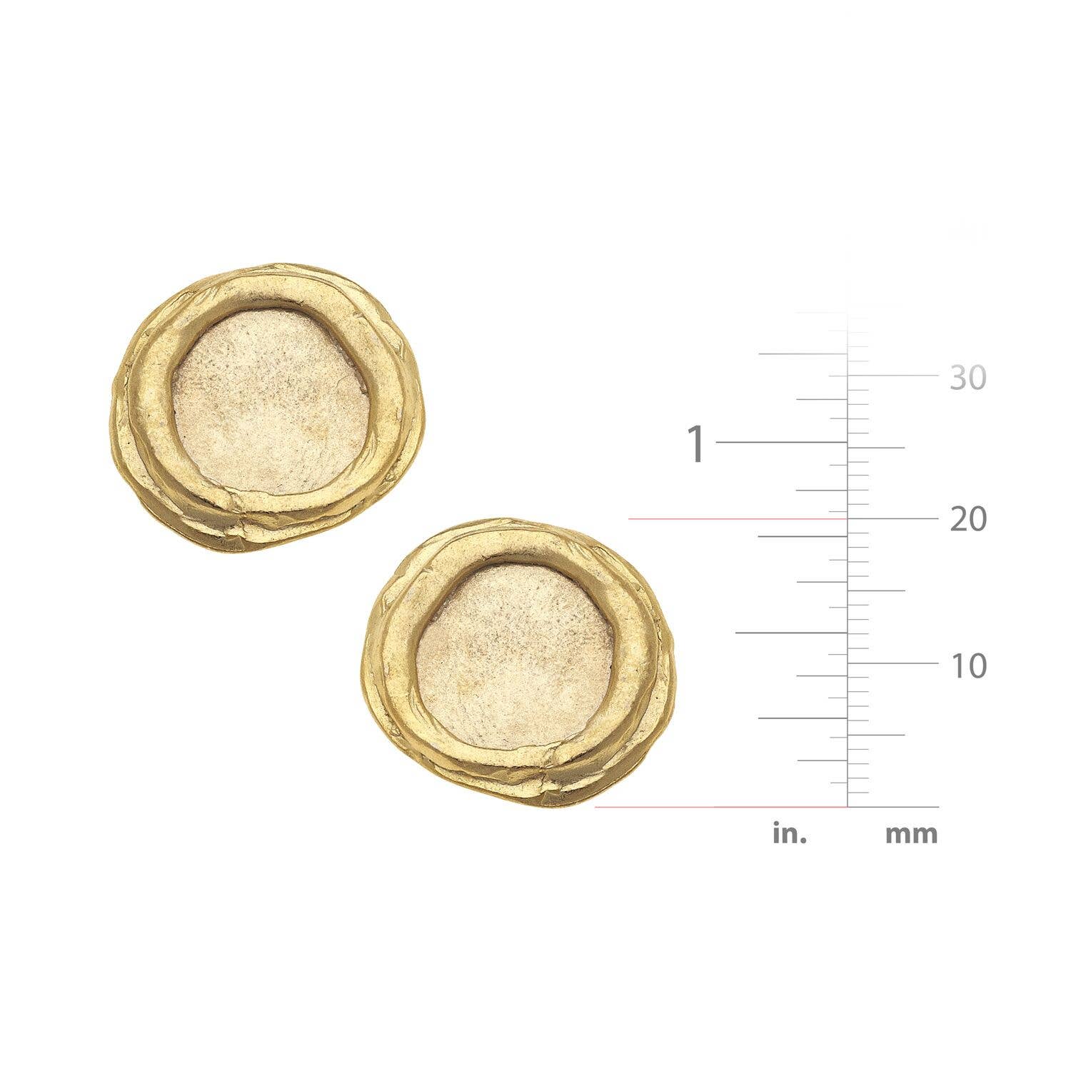 Susan Shaw - Wholesale Stud/Post Earrings - Gold Pierced Earrings1