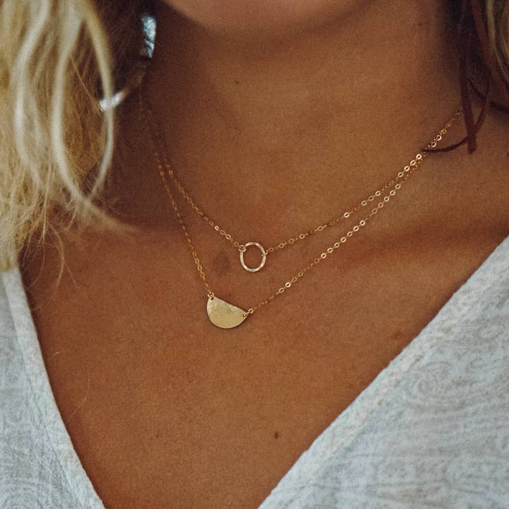 Rippie Mae - Wholesale Pendant/Charm Necklace - Simple Circle Necklace1