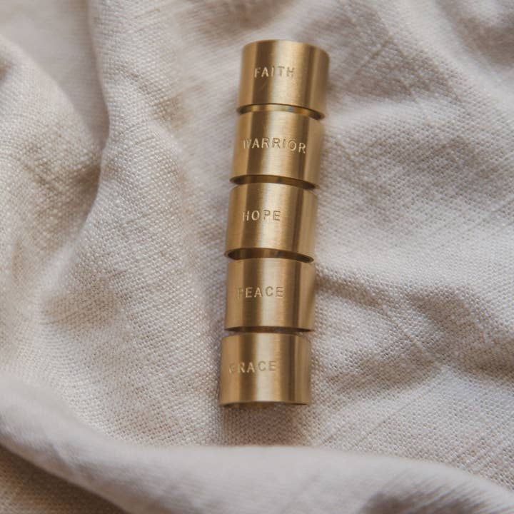 The Vintage Sparrow - Wholesale Cocktail/Statement Ring - 14K Faith Ring1