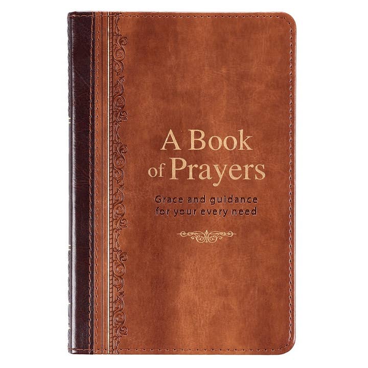 Gift Book A Book of Prayers Faux Leather for wholesale by Christian Art Gifts