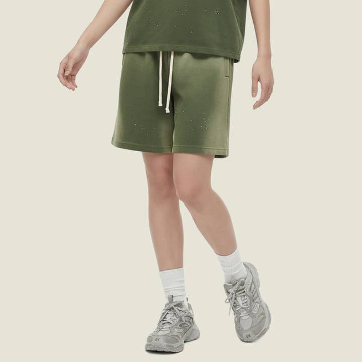 Unisex stänkmönstrad tie-dye-t-shirt – tvättad vintage streetwear för wholesale av Sodalemon