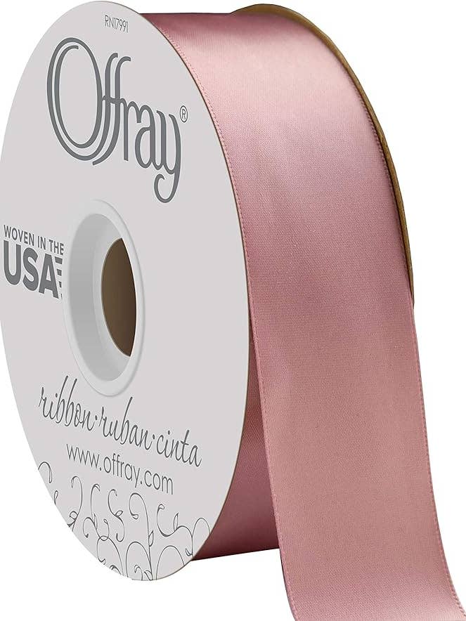 Double-Face Satin Rose Water 1-1/2" x 50 Yards for wholesale by Berwick Offray Ribbon