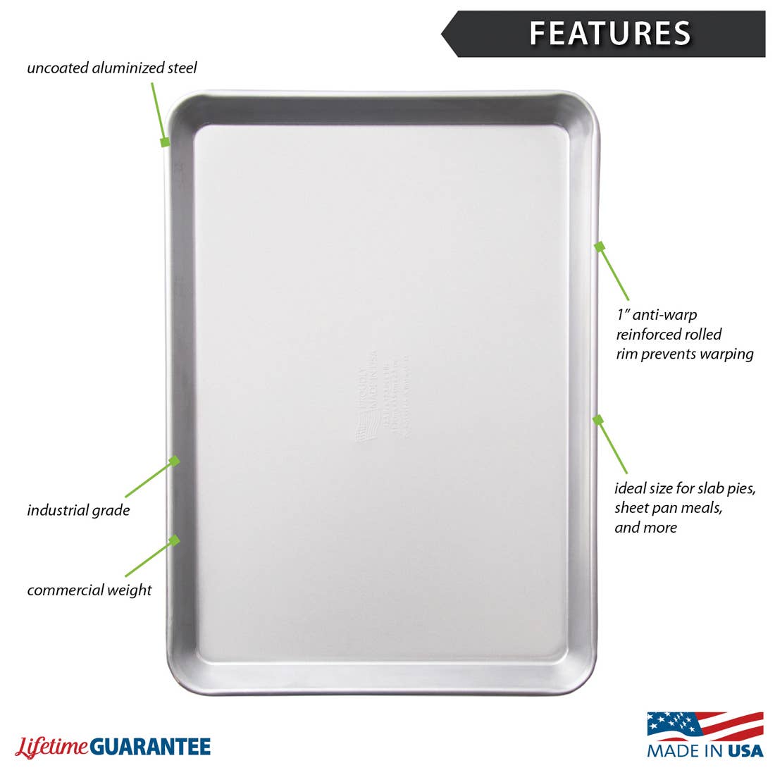 Rada Cutlery - Wholesale Pan - Half Sheet Pan2