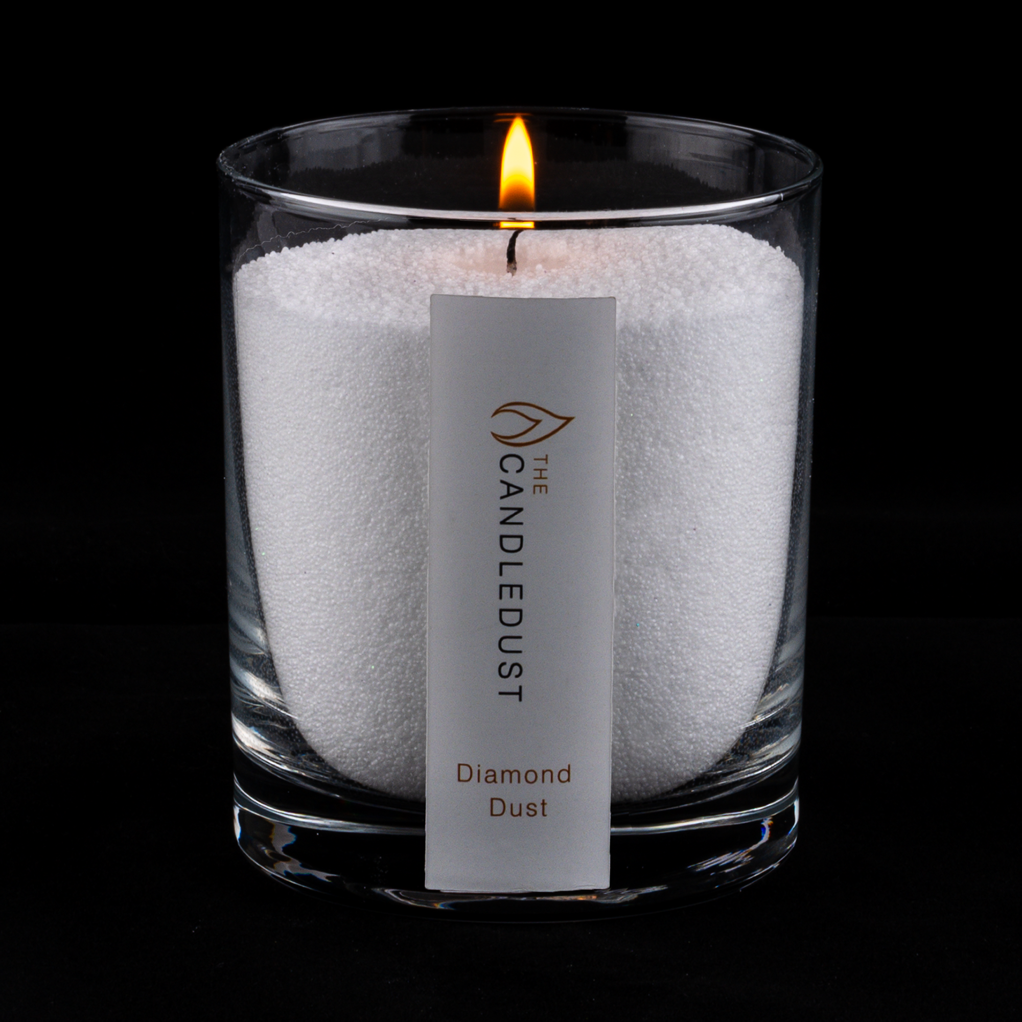 The Candledust - Venta al por mayor Velas en tarros - Vela aromática Diamond Dust en arena, 160 g1