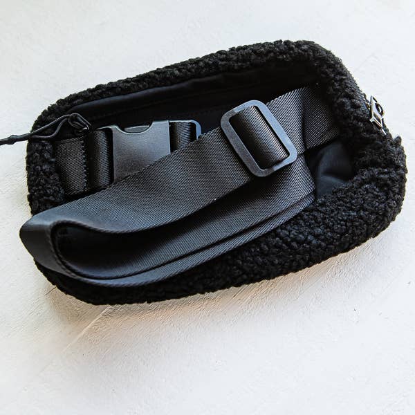 1st Allie - Wholesale Belt Bag - Women's - Sherpa Teddy Crossbody Belt Bag11