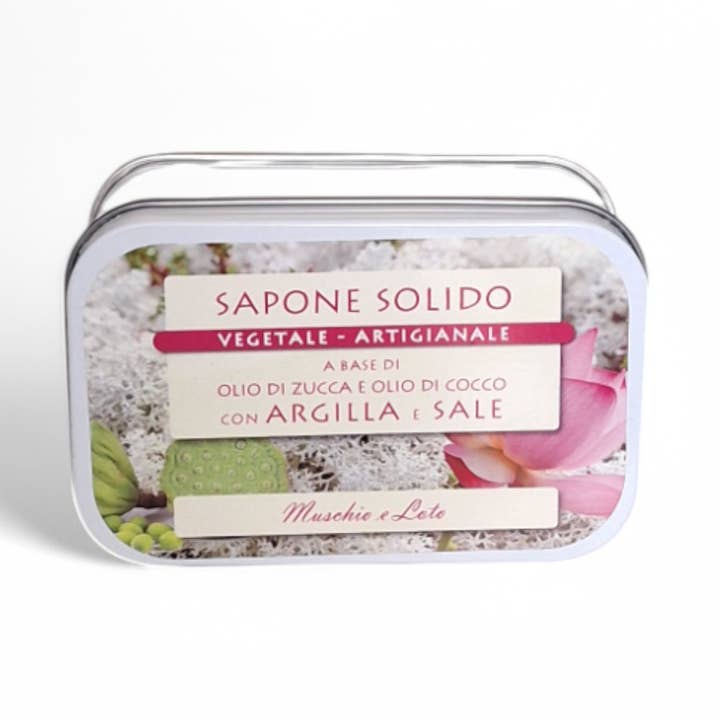 pirotta srl - Wholesale Bar Soap - I52 | Soap with Salt and Clay 85G Lotus and White Musk0