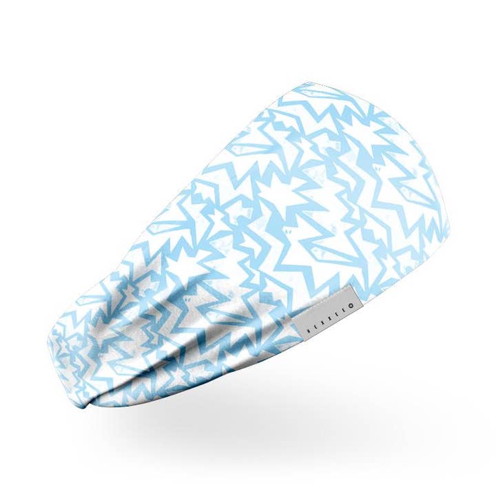 ASF Blue Fizzer Headband for wholesale by HEXXEE