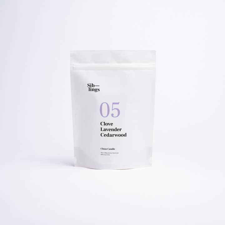 Siblings - Wholesale Jar/Filled Candle - Scent No 05 — Clean Candle Refill