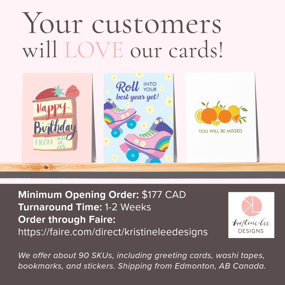 Kristine Lee Designs - Venta al por mayor Tarjetas de cumpleaños - Tarjeta de cumpleaños Avo Great Birthday Kawaii con tipografía de aguacate3