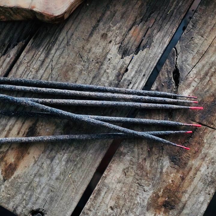 ReturnToTheRoots - Wholesale Incense - BLACK COPAL Hand-Rolled Artisan Resin Incense 6 Pack2