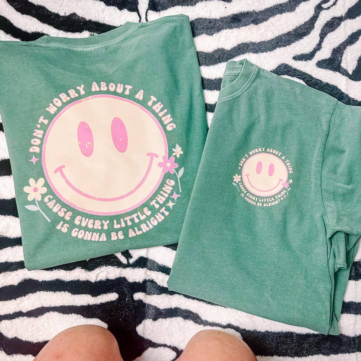 ZZ Threadz - Wholesale Screen Printed T-Shirt - Women's - Don't Worry About a Thing Graphic Tee