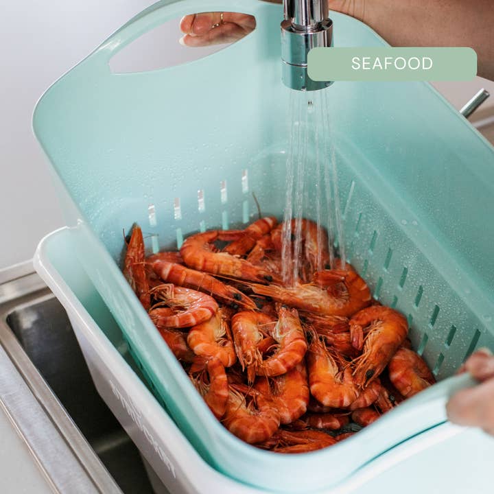 Strucket - Wholesale Laundry Basket - Strucket 19L – 6 Pack Assorted (2 Aqua + 2 Sand + 2 Gray)11