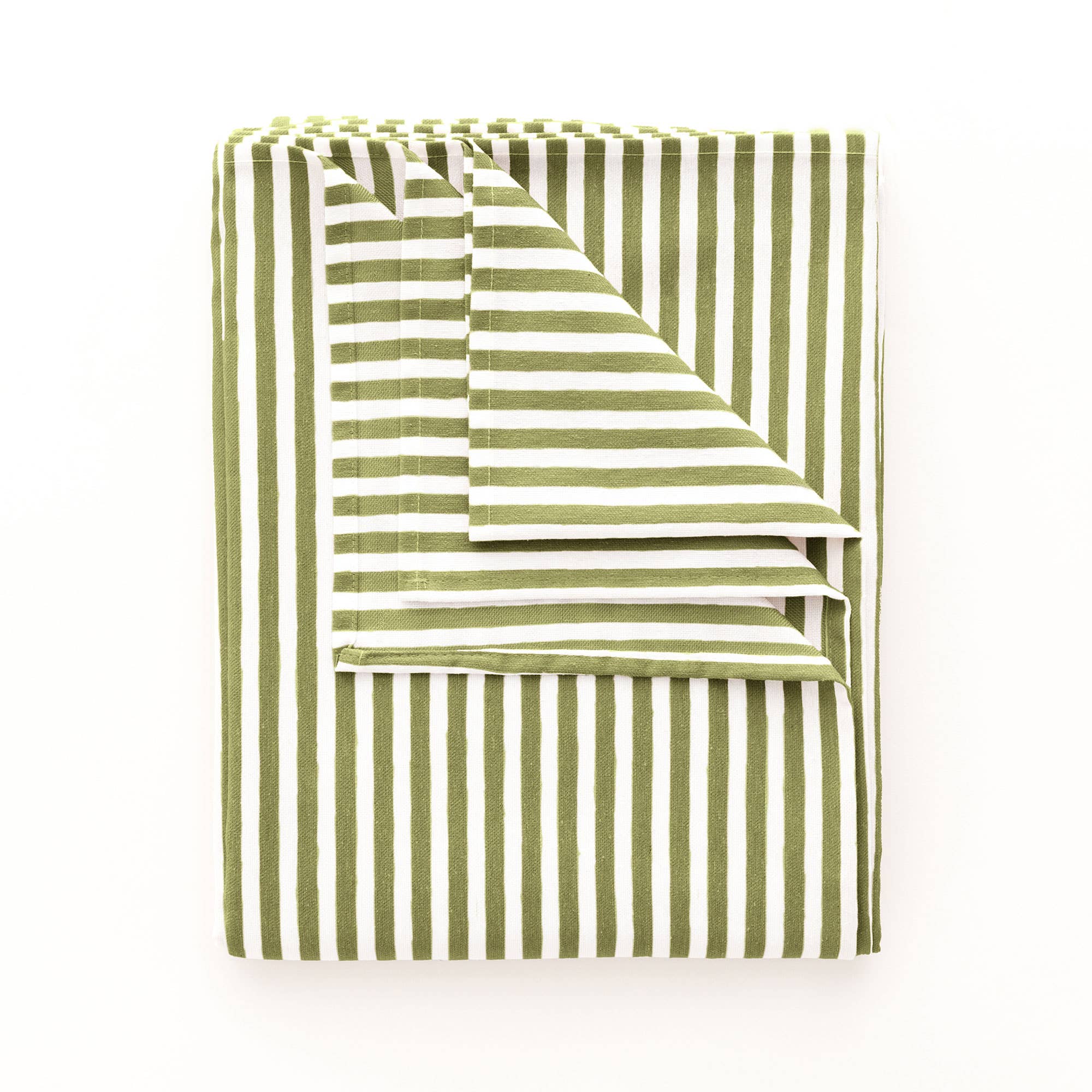 GAMUSI - Vente Nappes - Nappe anti-taches coton toucher tissu rayures ARENZA39