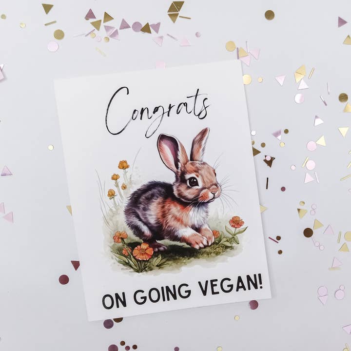 Congrats on Going Vegan! Encouragement Card for wholesale by Woohoo! Stationery