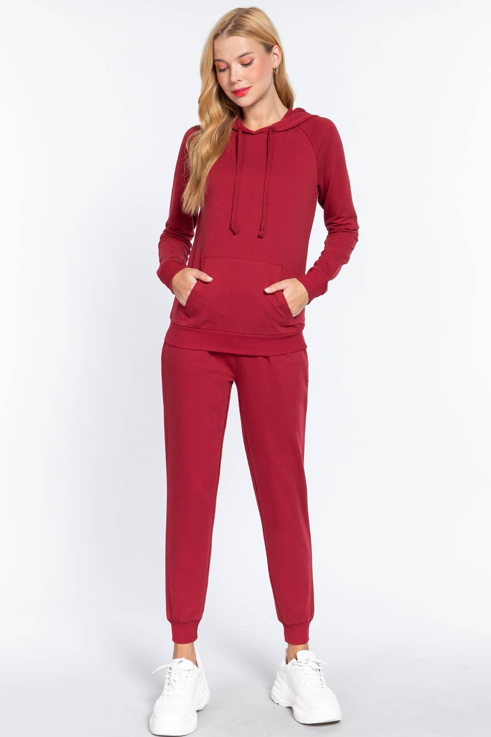 Active Basic | Active USA – calças de treino - Mulher por atacado – Calça jogger francesa Terry23