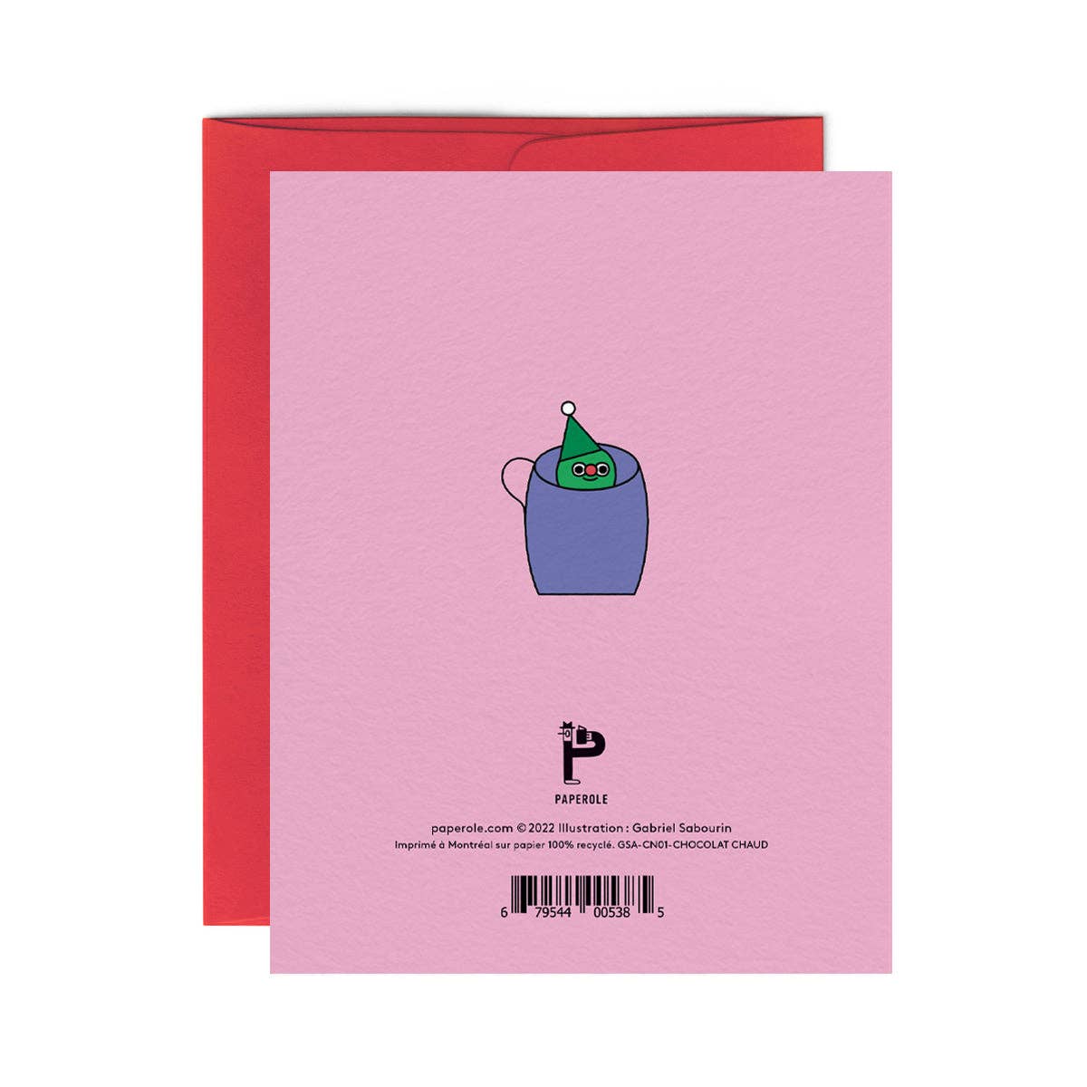 Paperole - Wholesale Season's Greetings Card - CHOCOLAT CHAUD — Greeting Card1
