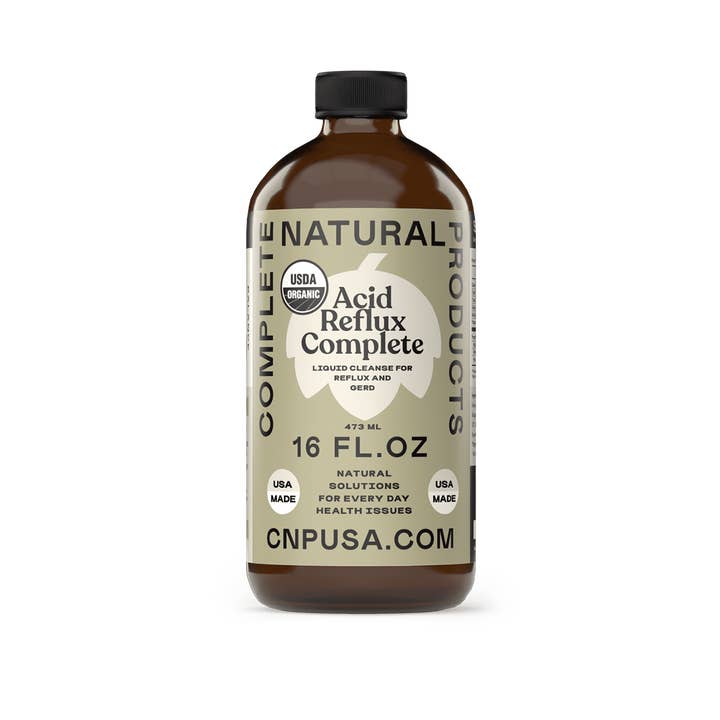 Complete Natural Products - Wholesale Oral Supplement/Vitamin - Acid Reflux Complete - 16oz Glass Bottle