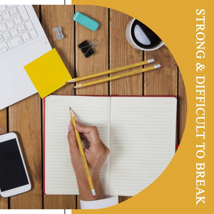 Three Leaf Products – wholesale Pencil – Three Leaf 500 Ct Yellow Pencils With Eraser , (Pack of 4)3