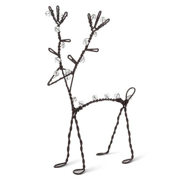 Grote gedraaide rendier met edelstenen - Uitverkoop voor wholesale door Abbott