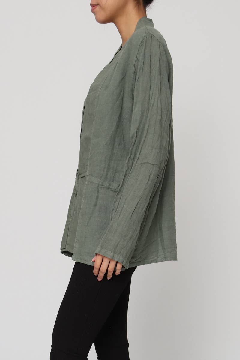 LÉA & LUC - Vendita all'ingrosso Gilè imbottito - Donna - Gilet da donna in lino 100% REF. 788913