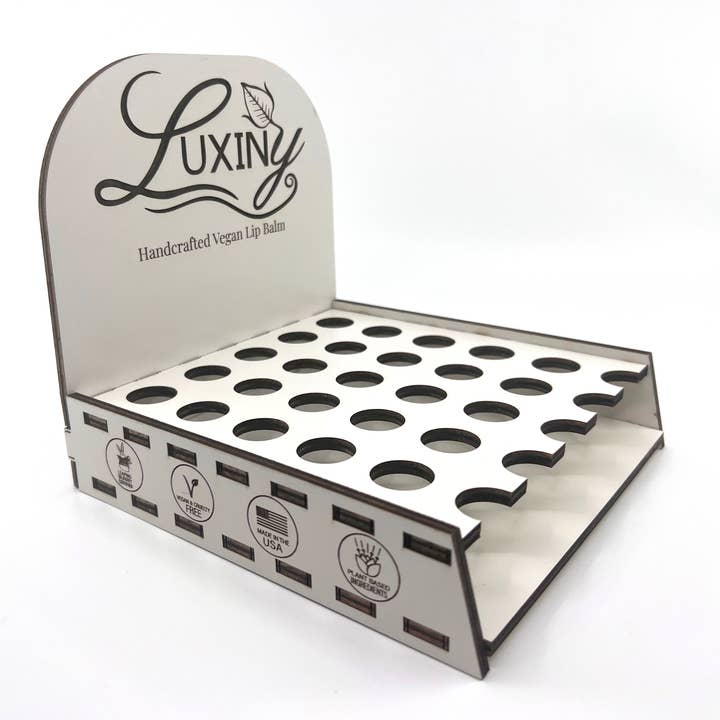 Espositore per Balsamo Labbra Luxiny - VUOTO per la vendita all'ingrosso da parte di Luxiny Products - Luxurious Bath and Body